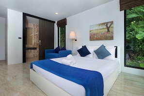 Design-villa - 4 soveværelser - privat pool - udsigt til have | Gratis baby-/barnesenge, gratis Wi-Fi, sengetøj