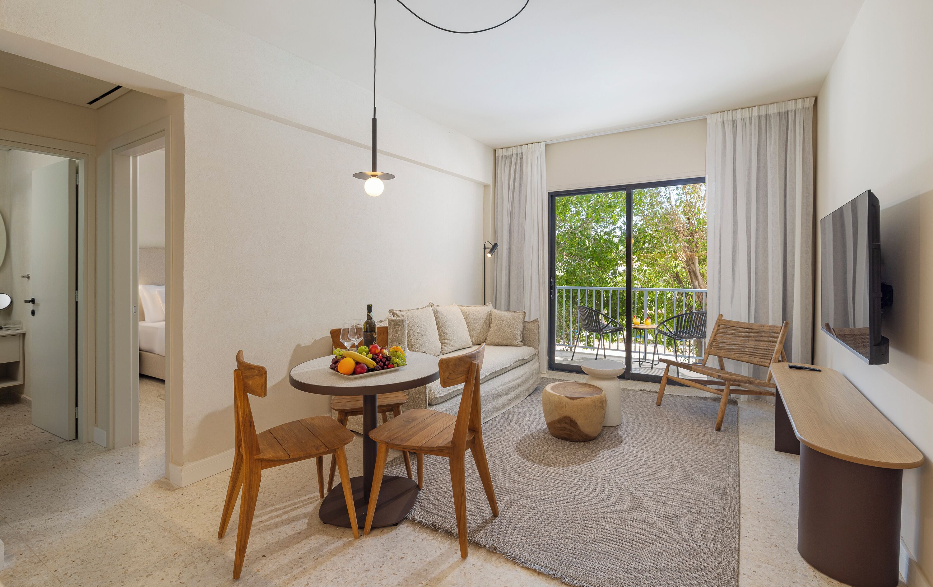 Apartment, 1 Bedroom | Living area | TV