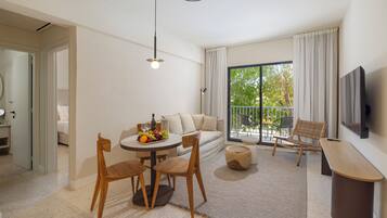 Apartment, 1 Bedroom | Living area | TV