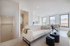 City appartement, 2 slaapkamers, niet-roken, balkon | Woonruimte