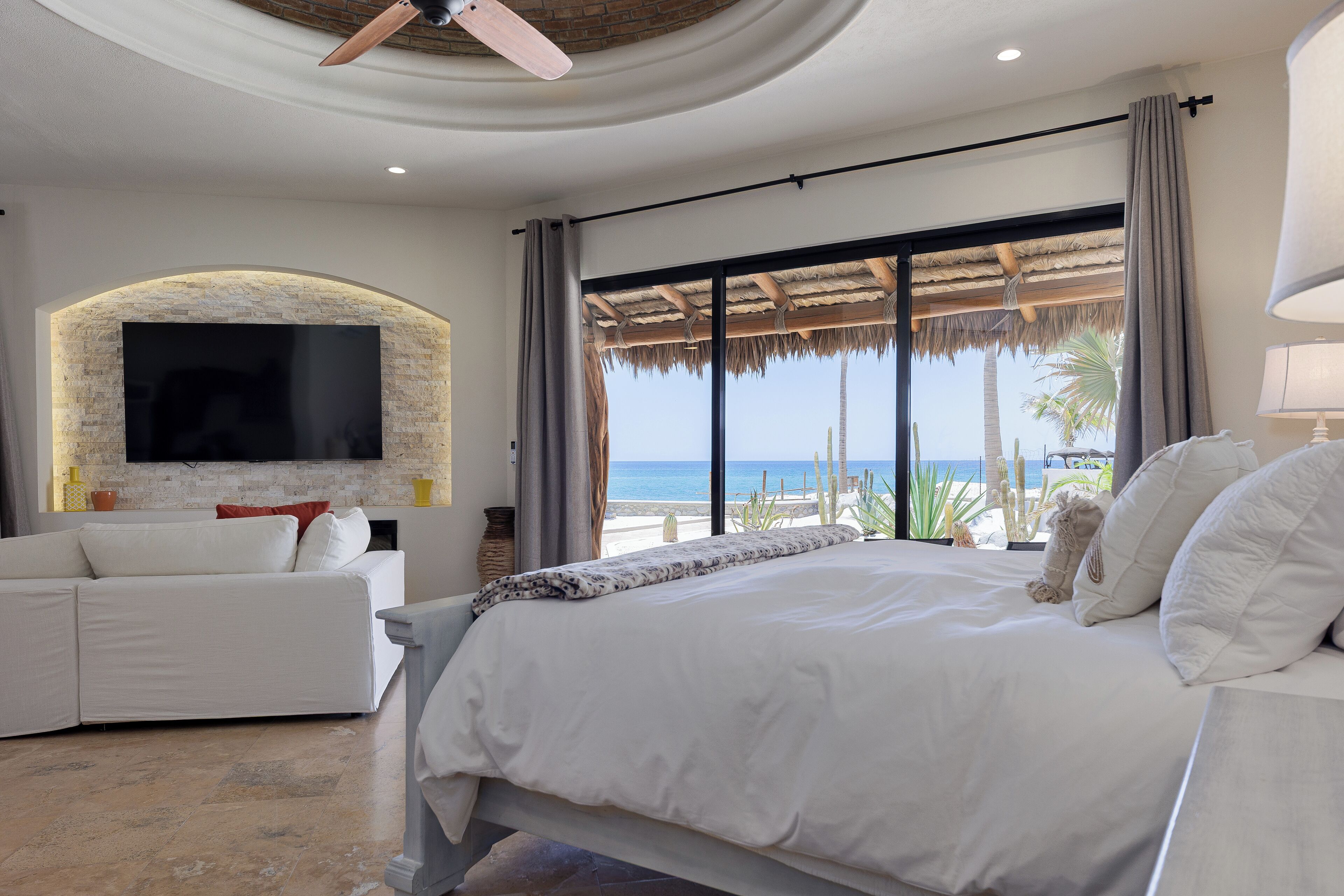 4 bedrooms, in-room safe, iron/ironing board, travel cot