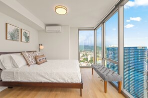 2 habitaciones, escritorio, wifi gratis y ropa de cama