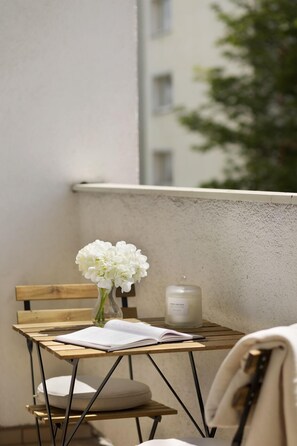 Apartamento conforto | Terraço/pátio