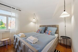 1 makuuhuone, silitysrauta/-lauta, ilmainen Wi-Fi, vuodevaatteet