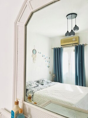 1 soverom, strykejern/-brett, wi-fi (inkludert) og sengetøy