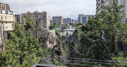 "Moonflower residence 4645" 2-bedroom apartment in the center of Bishkek.