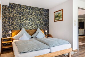 1 bedroom, iron/ironing board, WiFi, bed sheets - Apartment 'Krottenhill 2 ¼' with Sauna, Garden, and Wi-Fi (Ingenried)