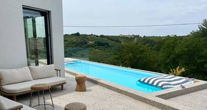 5-bedroom Vila Solini in the heart of Goriška brda with private pool