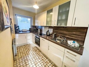 Microwave, oven, dishwasher, toaster