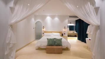 Chambre Double Deluxe, vue cour intérieure