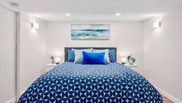 1 makuuhuone, työpöytä, Wi-Fi, vuodevaatteet