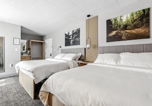 Habitación con 2 camas individuales | Escritorio, espacio para trabajar con un portátil, wifi gratis