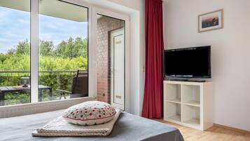 1 soveværelse, sengetøj