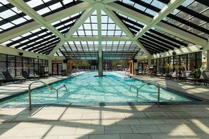 Indoor pool, a heated pool