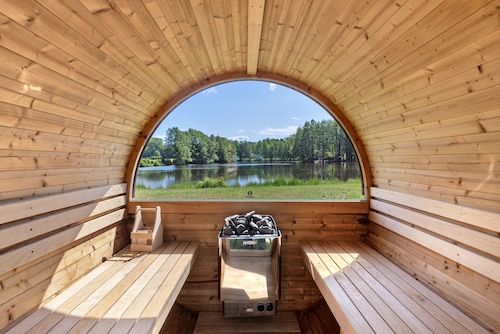Tiny Home 'Mit Blick Auf Den See' mit Garten, Wi-Fi und Klimaanlage