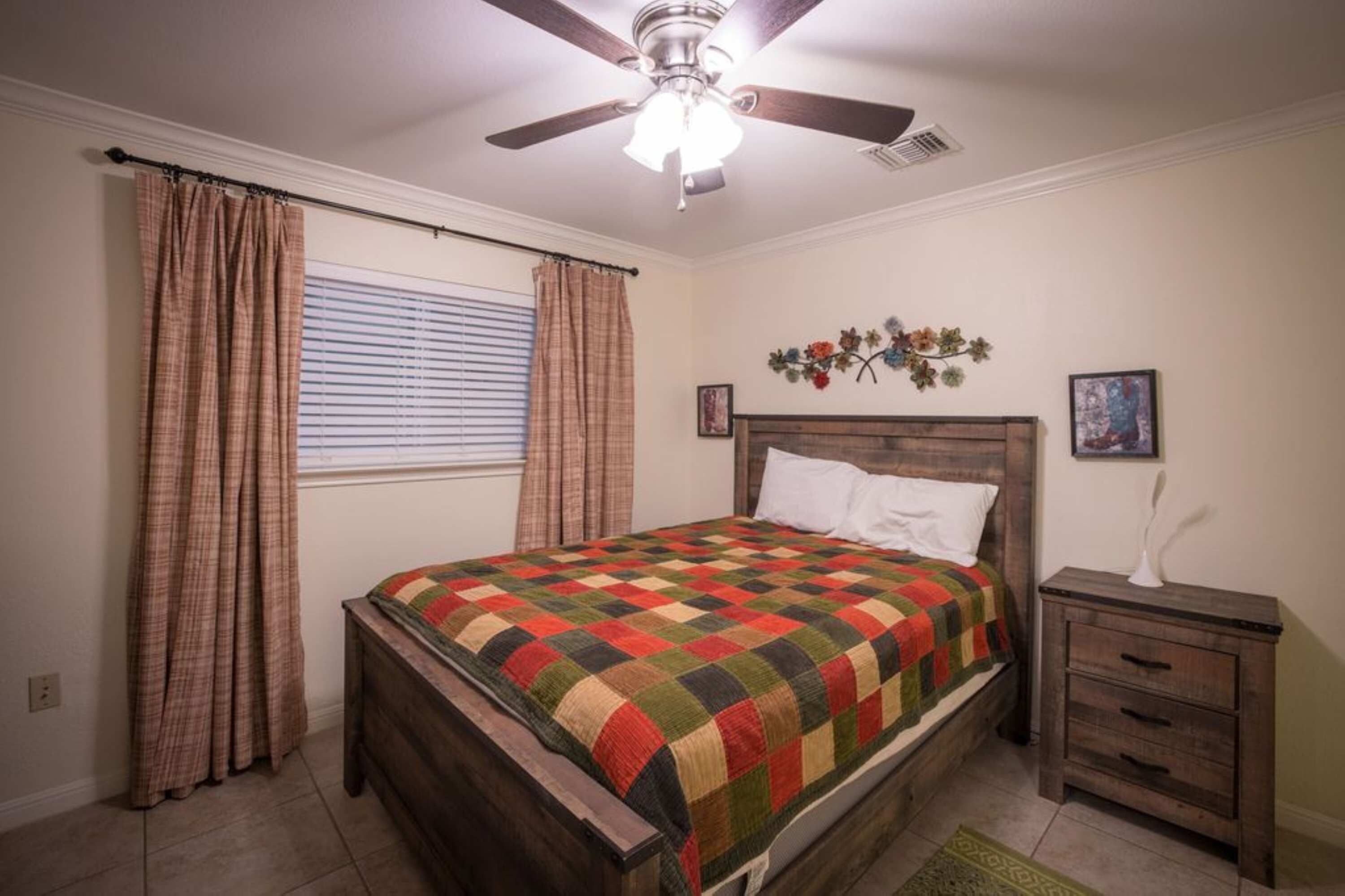 Sleep soundly on cozy bedding