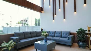 Sala de estar en el lobby