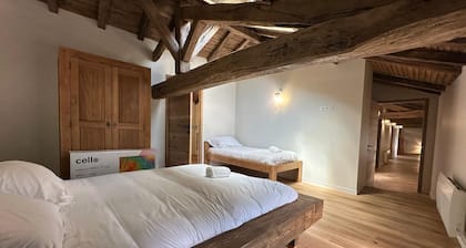 Le Petit Courault: Renovated mill, sleeps 35 comfortably in the heart of nature.
