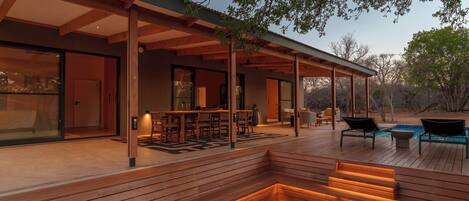 Luxury Villa, 2 Bedrooms, Patio, River View | Terrace/patio