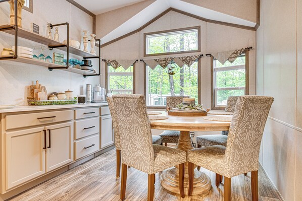 House (3 Bedrooms) | Interior - Walk to Lake Beaches: Cabin w/ Patio in Belmont! (Belmont)