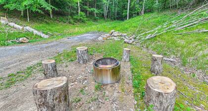 Covered Deck & Hot Tub: Cozy Retreat in Campton!