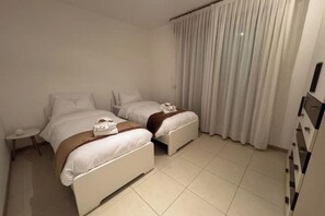 2 bedrooms, iron/ironing board, travel crib, free WiFi