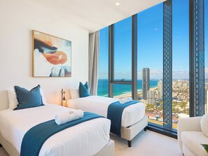 3 bedrooms, iron/ironing board, travel cot, WiFi