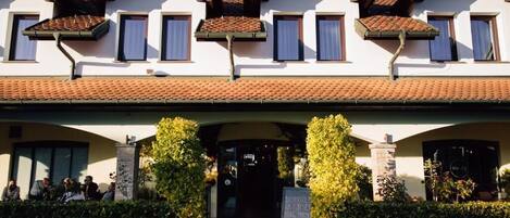 Voorkant van accommodatie