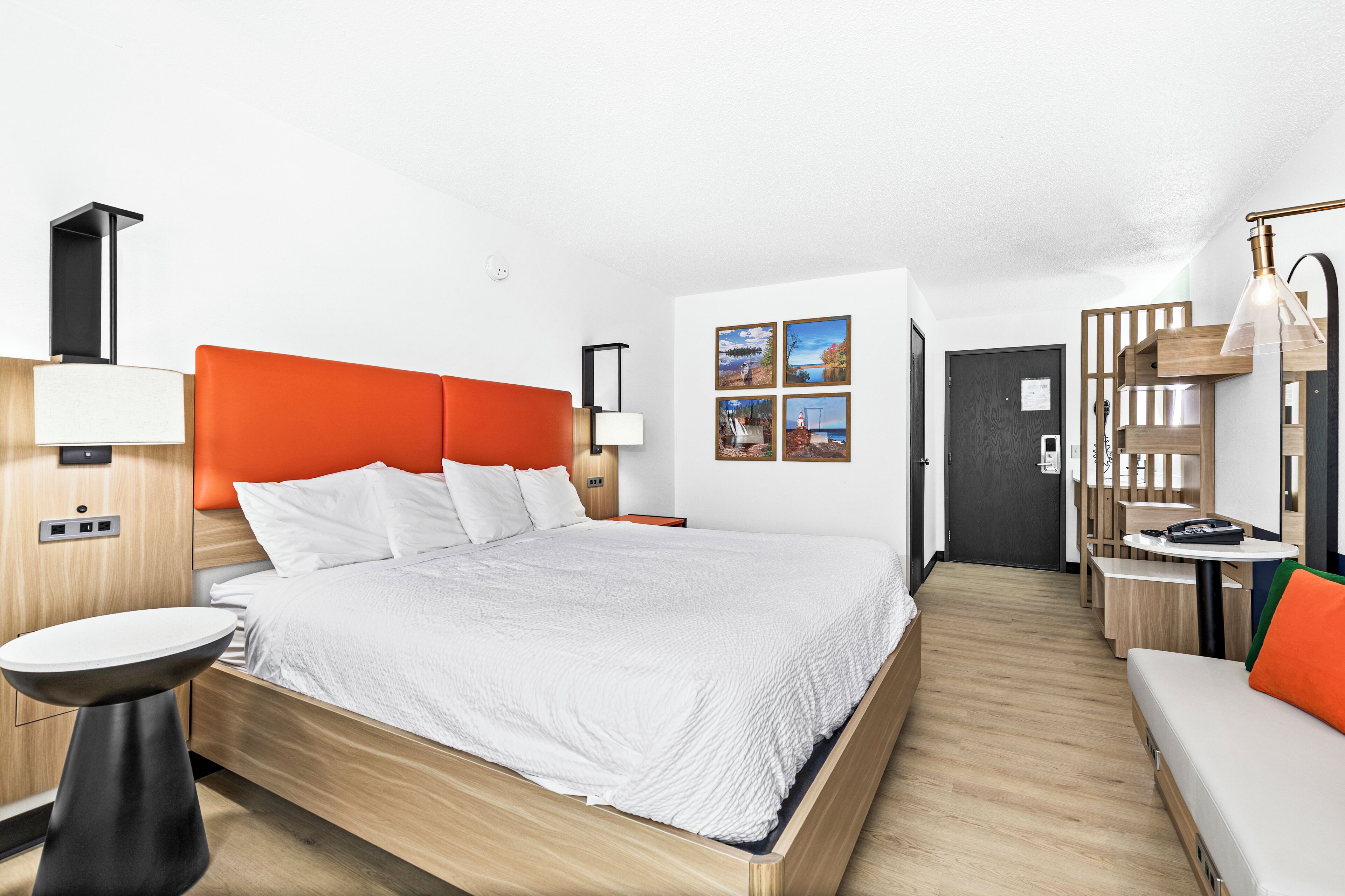 Blackout curtains, iron/ironing board, free WiFi, bed sheets