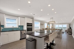 Fridge, microwave, oven, stovetop - Beachfront Retreat w/ Panoramic Views and Pool (Madeira Beach)