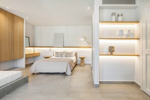 1 bedroom, WiFi, bed sheets - Kythnos Blue - Suite 1 Sea View, Walk to the beach (Loutra)
