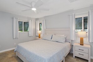 3 bedrooms, internet, bed sheets