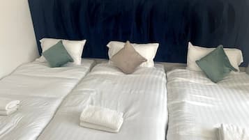 1 slaapkamer, een strijkplank/strijkijzer, wifi, beddengoed