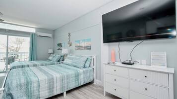 1 slaapkamer, een strijkplank/strijkijzer, wifi, beddengoed