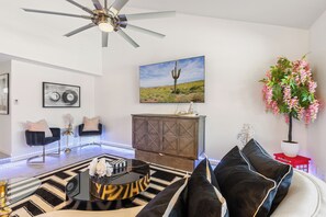 Smart TV, video games, books, stereo