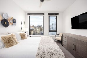 2 bedrooms, iron/ironing board, travel crib, WiFi