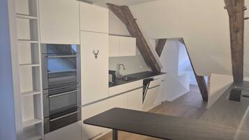 Studio Deluxe, vue ville | Cuisine privée