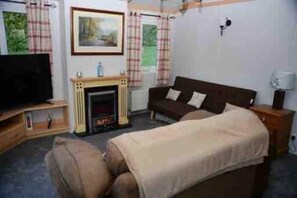 Smart-tv en een open haard