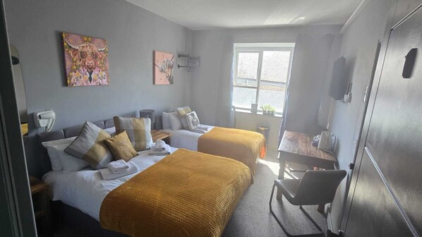 Chambre Double Familiale, salle de bains privée