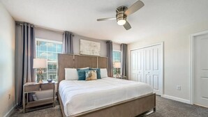 4 bedrooms, iron/ironing board, travel crib, WiFi