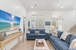 Smart TV, ping pong, books