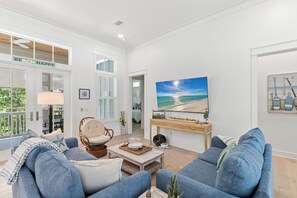 Smart TV, ping pong, books