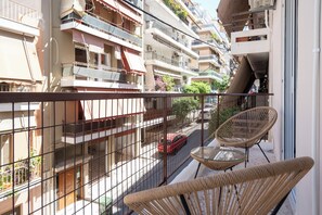 Apartamento superior, 2 quartos, sacada, vista para a cidade | Vista da sacada
