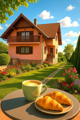 Charming building in beautiful Balatongyörök with WiFi, AC