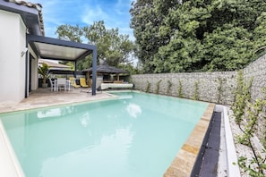 Una piscina climatizada
