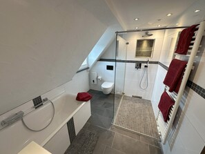Towels, soap, toilet paper