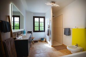Free toiletries, hair dryer, towels