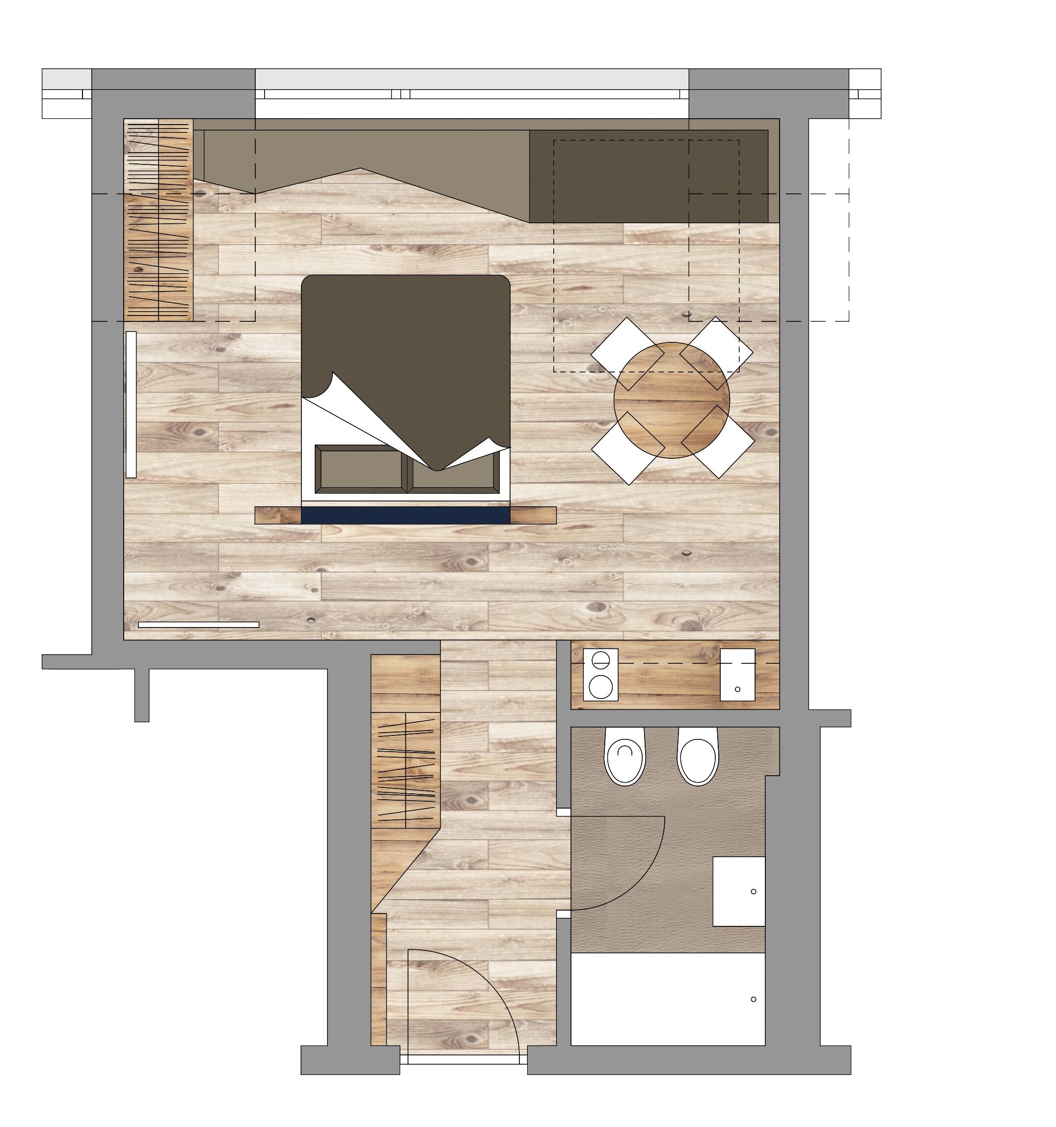 مخطط تصميم الطابق