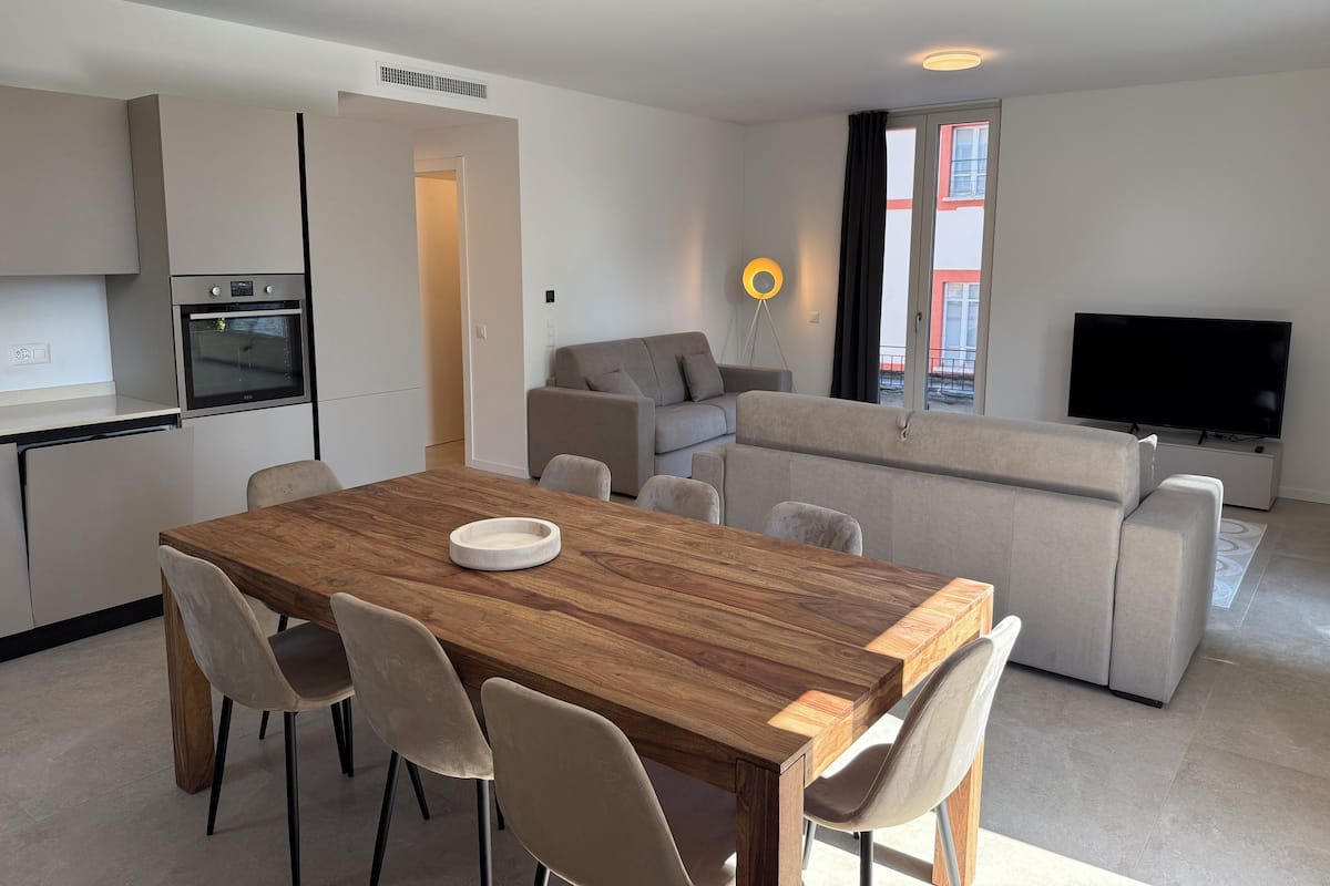 Deluxe-Apartment, Gartenblick | Wohnbereich