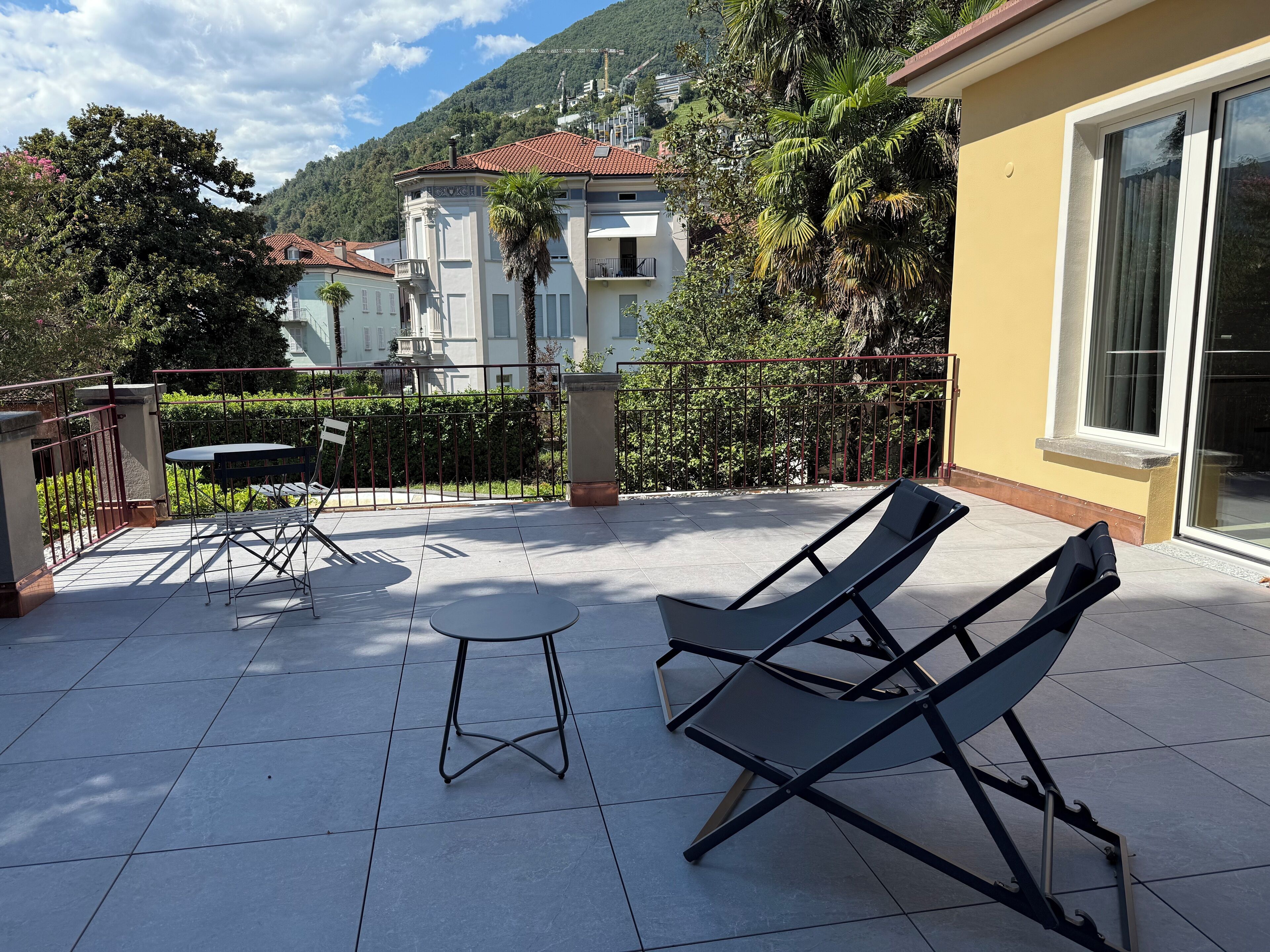 Deluxe-Apartment, Gartenblick | Terrasse/Patio